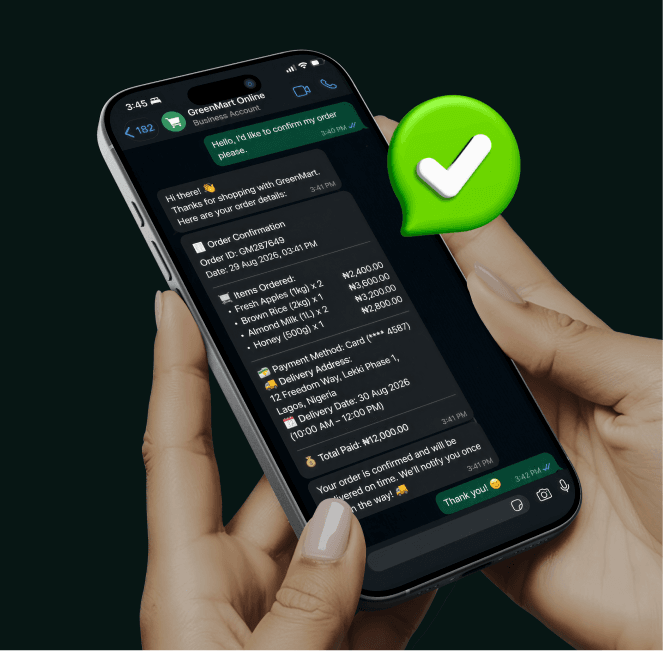 A deposit confirming a booking